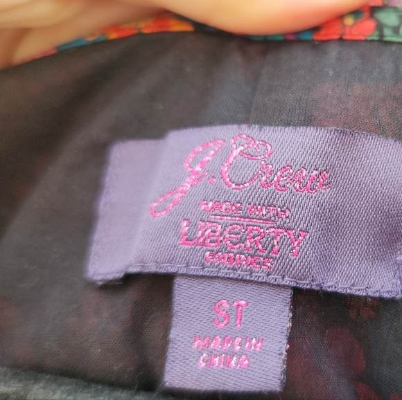 J. Crew Ruffleneck Tiered Popover Dress in Liberty® Ciara Print - Picture 5 of 8